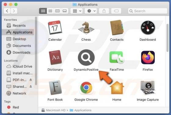 DynamicPositive Adware (Mac)