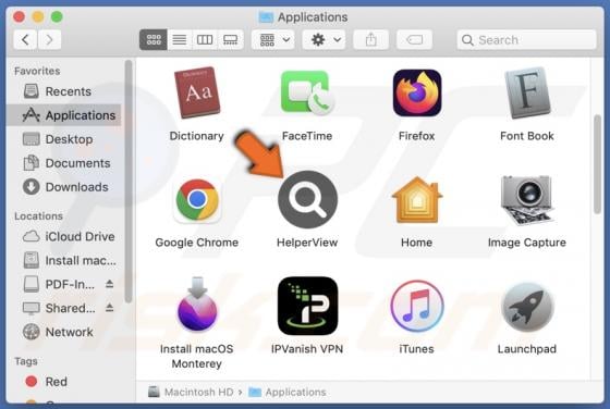 HelperView Adware (Mac)