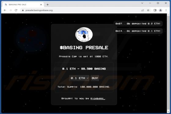$BASING PRESALE Scam