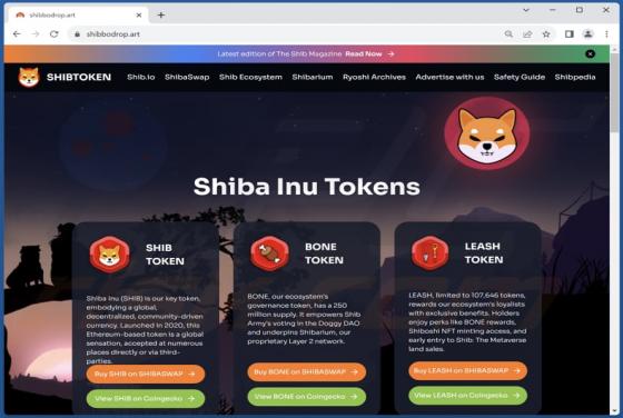 Shiba Inu Tokens Scam