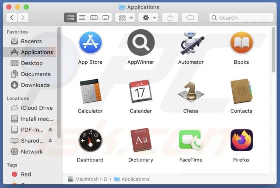 AppWinner Adware (Mac)