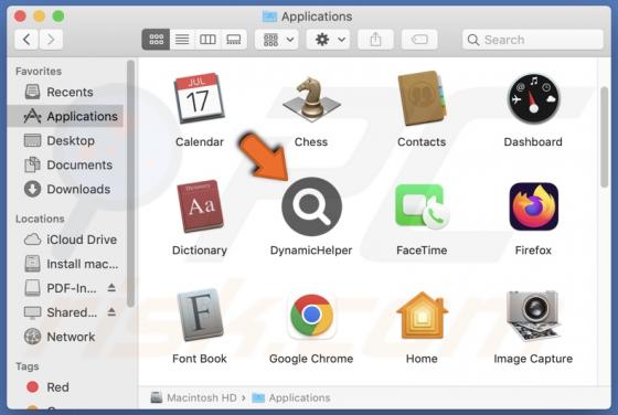 DynamicHelper Adware (Mac)