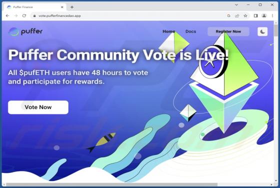 Puffer Community Vote Scam