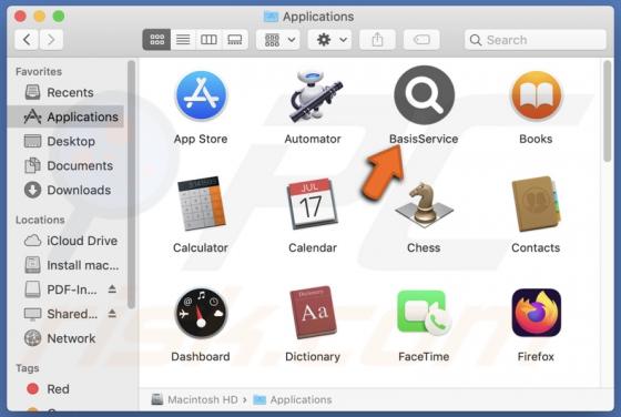 BasisService Adware (Mac)