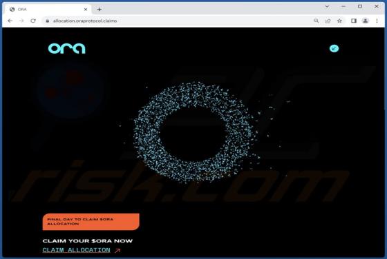 Claim $ORA Scam