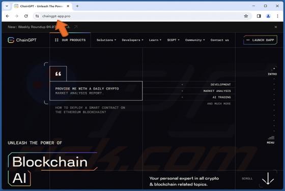 ChainGPT DAPP Scam