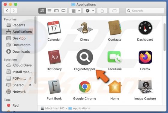 EngineMapper Adware (Mac)