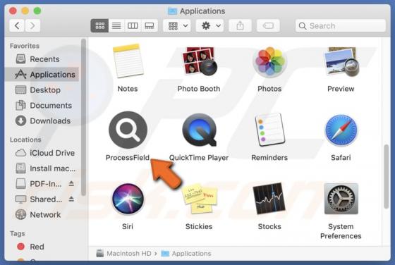 ProcessField Adware (Mac)