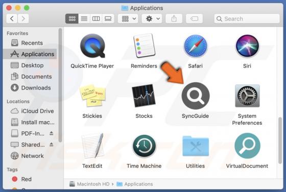 SyncGuide Adware (Mac)