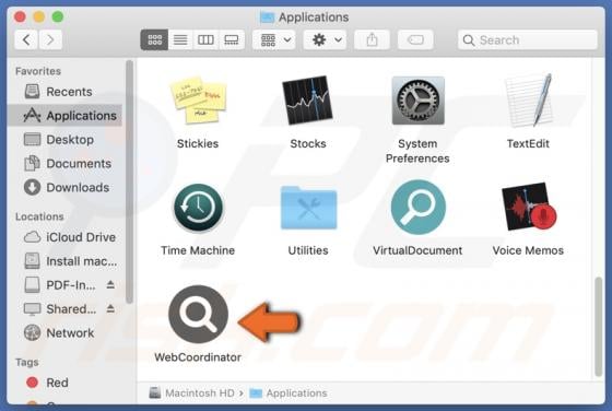 WebCoordinator Adware (Mac)