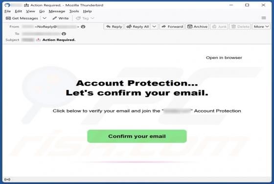 Account Protection Email Scam