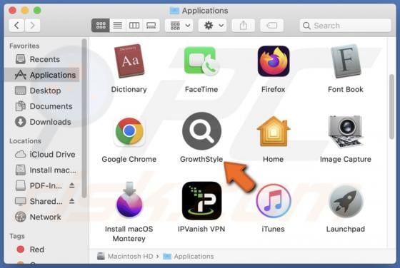 GrowthStyle Adware (Mac)