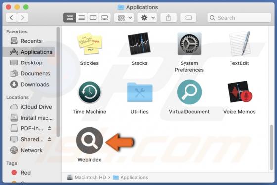 WebIndex Adware (Mac)