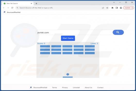 Bounce Off The Wall Browser Hijacker