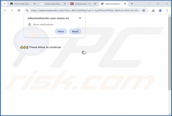 Ademinetworkc.com Ads
