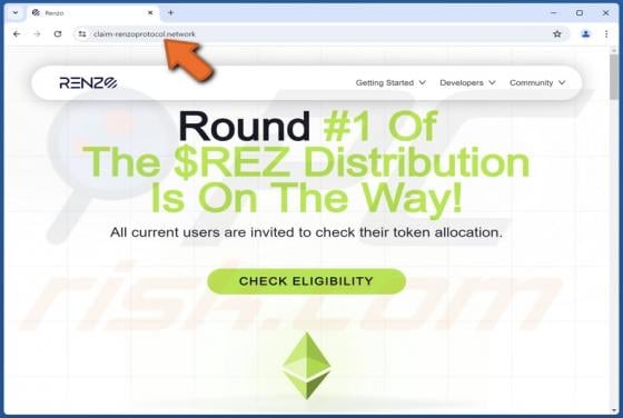 Renzo ($REZ) Token Allocation Scam