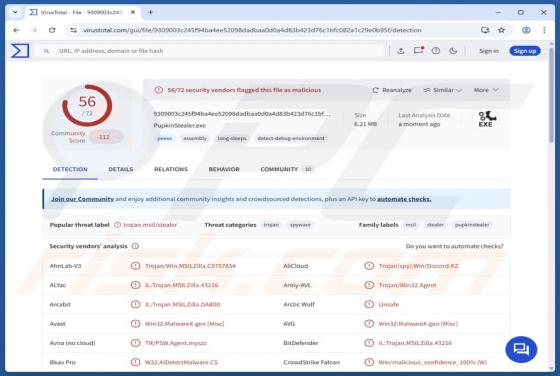 PupkinStealer Malware