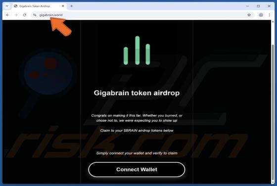 Gigabrain Token Airdrop Scam