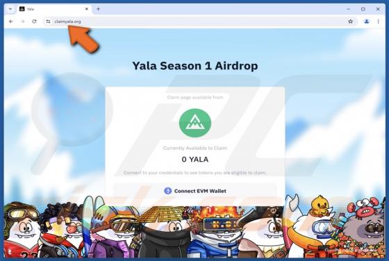 Yala Airdop Scam