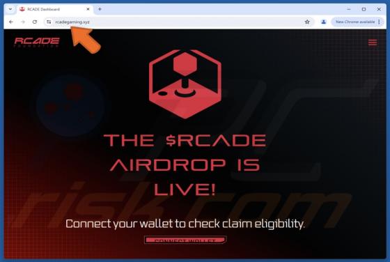 $RCADE Airdrop Scam