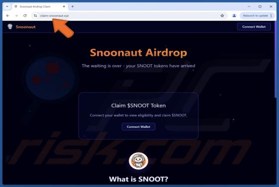 Snoonaut ($SNOOT) Airdrop Scam