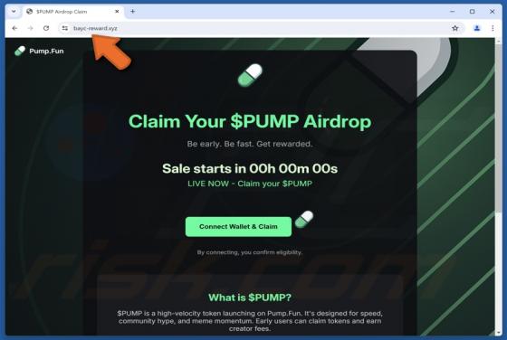 $PUMP Airdrop Scam