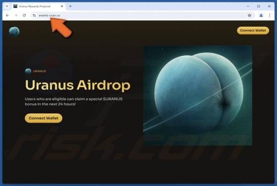 Uranus Airdrop Scam