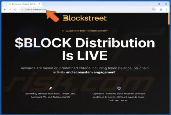BlockStreet ($BLOCK) Distribution Scam
