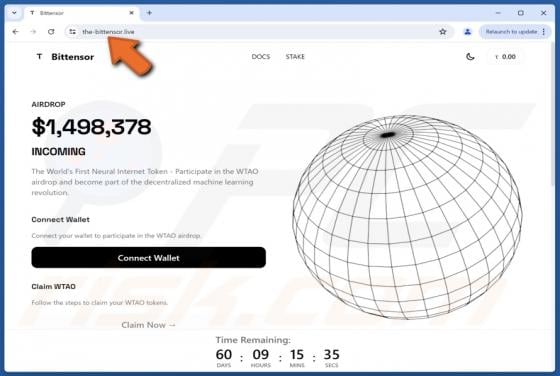 Bittensor (WTAO) Airdrop Scam