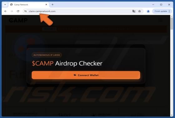 Camp Network ($CAMP) Airdrop Scam
