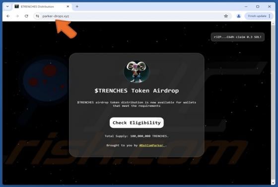 $TRENCHES Token Airdrop Scam