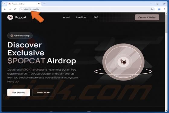 Popcat Airdrop Scam