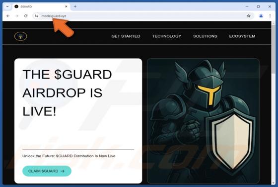 $GUARD Airdrop Scam