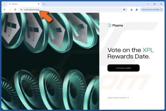 Plasma (XPL) Rewards Scam