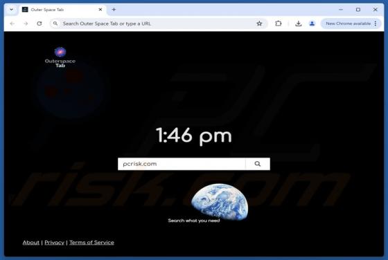 Outer Space Tab Browser Hijacker