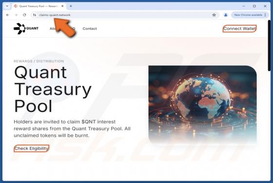 Quant ($QNT) Rewards Scam