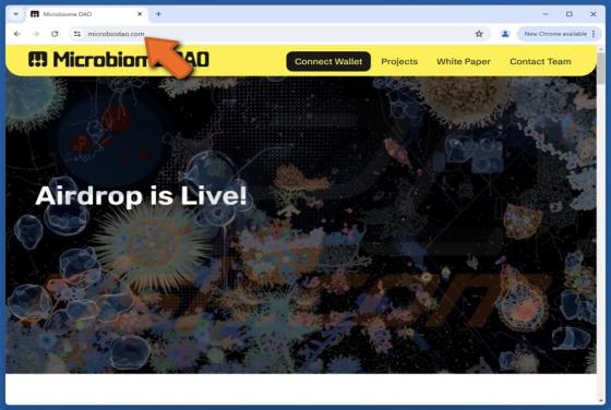 Microbiome DAO Airdrop Scam