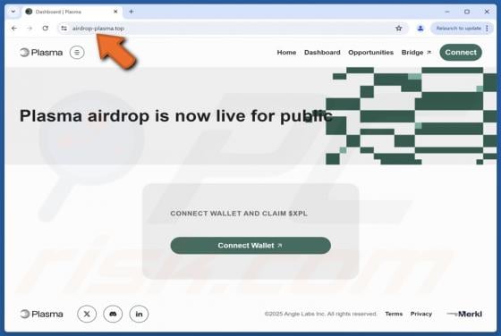Plasma Airdrop Scam