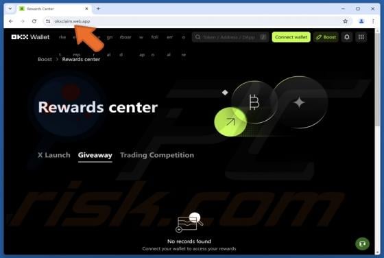OKX Rewards Scam