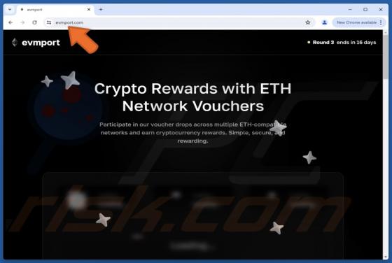 evmport - ETH Network Vouchers Scam