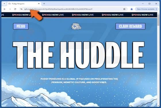 Pudgy Penguins ($PENGU) Rewards Scam