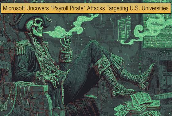 Microsoft Uncovers "Payroll Pirate" Attacks Targeting U.S. Universities