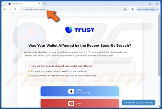 Trust Wallet Security Breach Scam