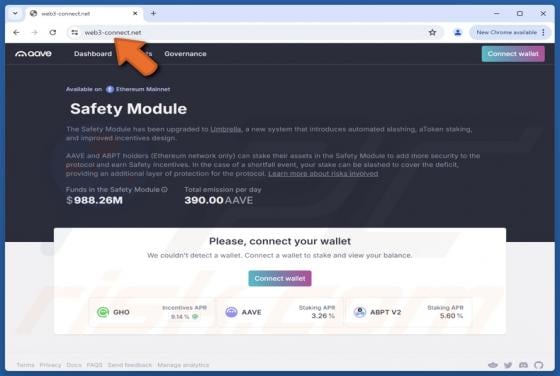 Fake Aave Safety Module Scam