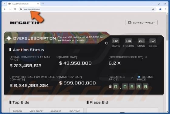 Fake MegaETH Sale Scam
