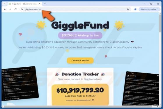 Giggle Fund ($GIGGLE) Airdrop Scam