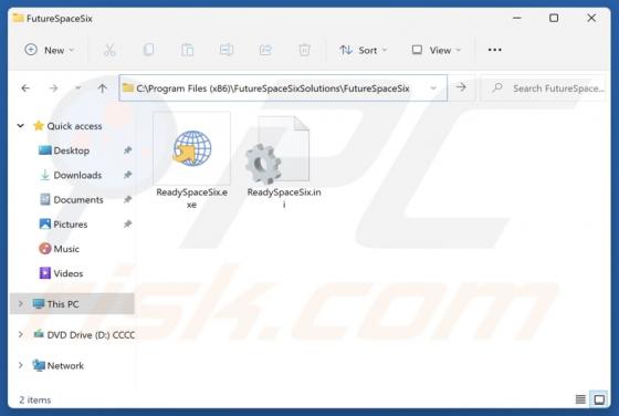 SpaceSix Unwanted Application