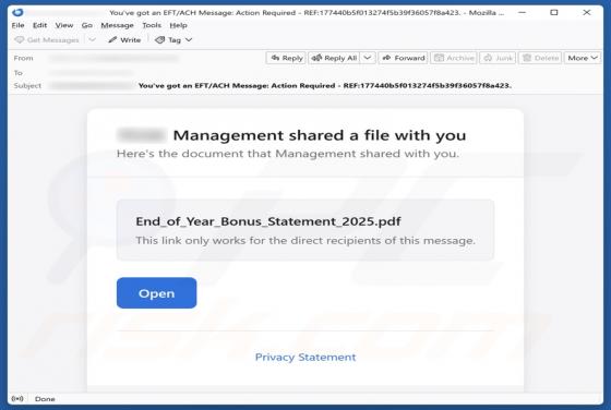 Management Shared A File With You Email Scam