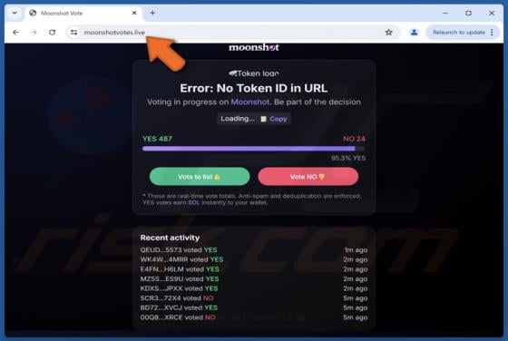 Moonshot Voting Scam