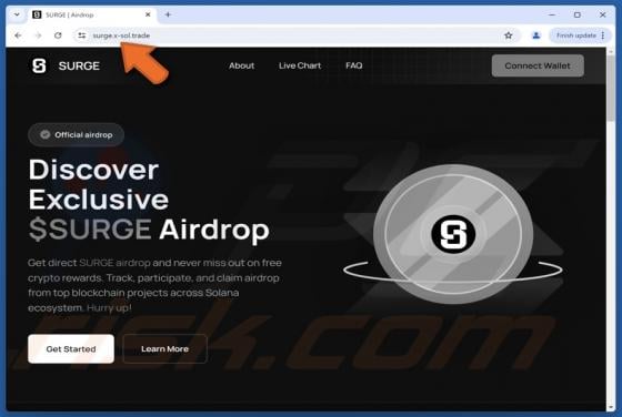 Surge Airdrop Scam
